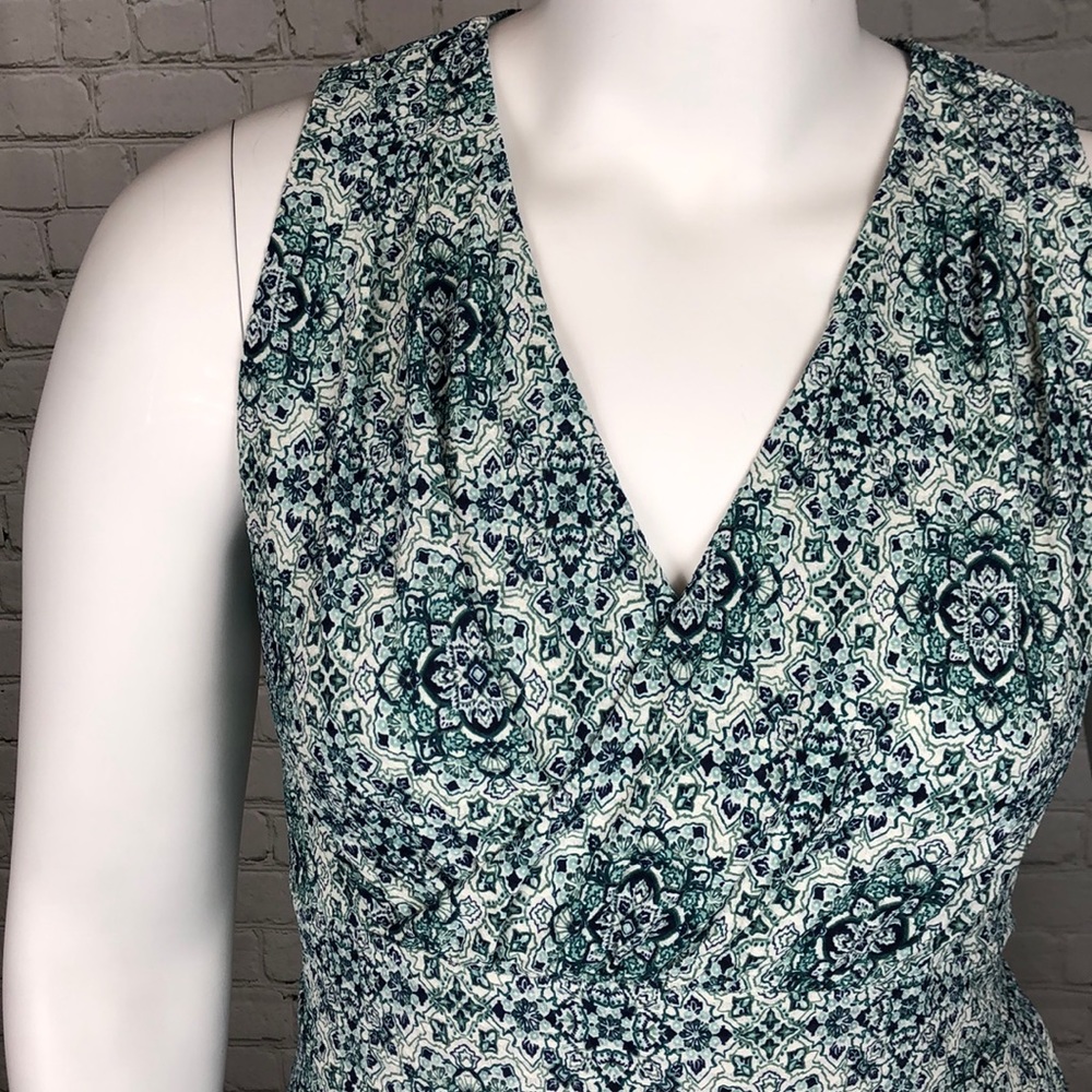 0X Michael Kors Seagreen Wrap Top Midi Dress Plus - Picture 7 of 8
